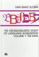Tapa de The Crosslinguistic study of language acquisition