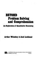 Tapa de Beyond Problem Solving and Comprehension