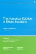 Tapa de Numerical Solution of Elliptic Equations (CBMS-NSF Regional Conference Series in Applied Mathematics) (CBMS-NSF Regional Conference Series in Applied Mathematics)