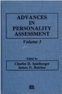 Tapa de Advances in Personality Assessment
