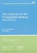 Tapa de Ten lectures on the probabilistic method