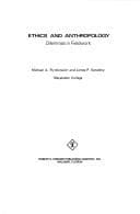 Tapa de Ethics and anthropology