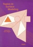 Tapa de Topics in surface modeling