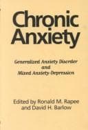 Tapa de Chronic Anxiety