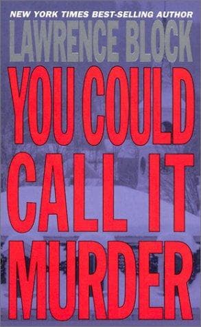 Tapa de You could call it murder