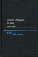 Tapa de Electro-diffusion of ions