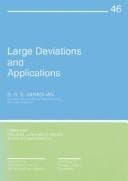 Tapa de Large deviations and applications