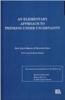 Tapa de An Elementary approach to thinking under uncertainty