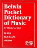 Tapa de Belwin Pocket Dictionary of Music