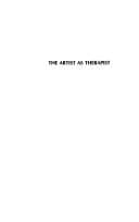 Tapa de The Artist As Therapist