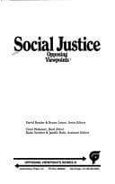 Tapa de Social justice