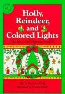 Tapa de Holly, Reindeer and Colored Lights