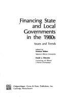 Tapa de Financing state and local governments in the 1980s