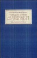Tapa de Visitation Articles and Injunctions of the Early Stuart Church