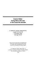 Tapa de Scarce water