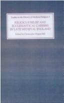 Tapa de Religious belief and ecclesiastical careers in late medieval England