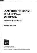 Tapa de Anthropology, Reality, Cinema