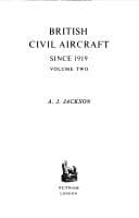 Tapa de British Civil Aircraft 1919-1972