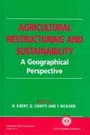 Tapa de Agricultural restructuring and sustainability