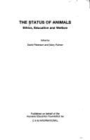 Tapa de The Status of Animals