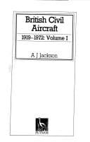 Tapa de British Civil Aircraft, 1919-72 (Putnam's British Aircraft)