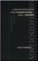 Tapa de A Methodology for Term Papers and Theses