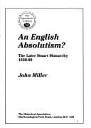 Tapa de An English absolutism?
