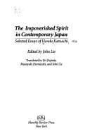 Tapa de The impoverished spirit in contemporary Japan