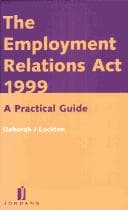 Tapa de The Employment Relations Act 1999