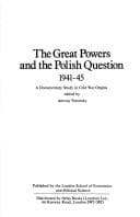 Tapa de The Great Powers and the Polish Question, 1941-45