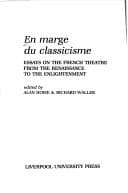 Tapa de En Marge Du Classicisme