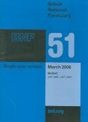 Tapa de British National Formulary 51: Single-User Version