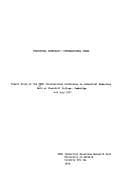 Tapa de Industrial Democracy: International Views