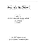 Tapa de Australia in Oxford