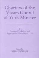 Tapa de Charters of the vicars choral of York Minster