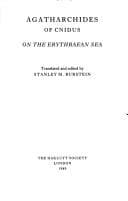 Tapa de On the Erythraean Sea