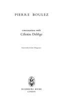 Tapa de Conversations with Célestin Deliège
