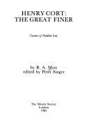 Tapa de Henry Cort, the great finer