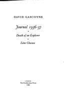Tapa de Journal, 1936-7