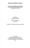 Tapa de The Anglo-Norman Alexander =