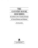 Tapa de The Country House Described