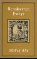 Tapa de Renaissance essays
