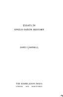 Tapa de Essays in Anglo-Saxon history