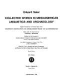 Tapa de Collected works in Mesoamerican linguistics and archaeology