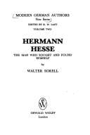Tapa de Hermann Hesse