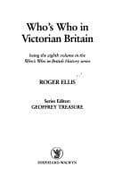 Tapa de Who's Who in Victorian Britain (Who's Who in British History S.)