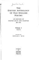 Tapa de The Exeter Anthology of Old English Poetry