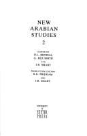 Tapa de New Arabian Studies