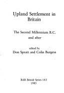 Tapa de Upland Settlement in Britain