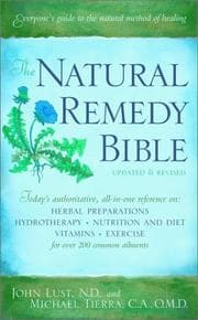 Tapa de The natural remedy bible